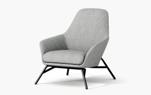 Injection Foam High Back Office Lounge Accent Chair