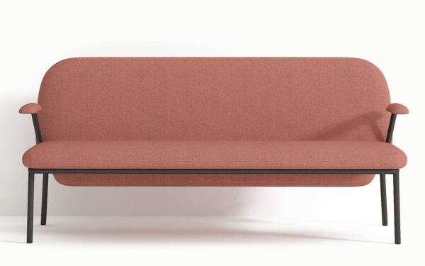 Simple Design Armrest 2-Seater Sofa Lounge
