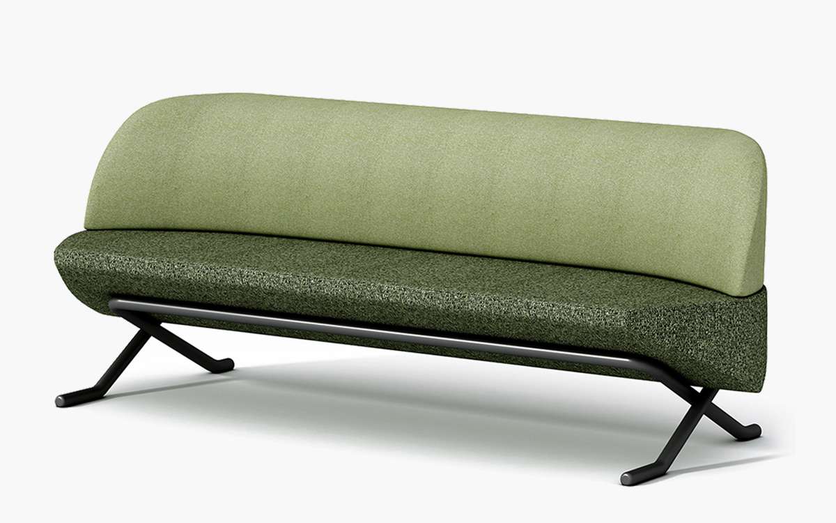 Original Design Nordic Style Metal Base Accent Sofa