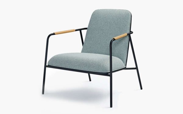 Cold Cured Molding Foam Metal Frame Accent Lounge Chair