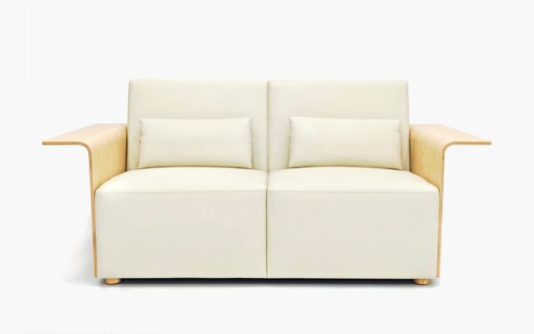 2 Seater Office Waiting Reception PU Leather Sofa