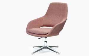 High-back Design Moulded Foam Accent Lounge Chair