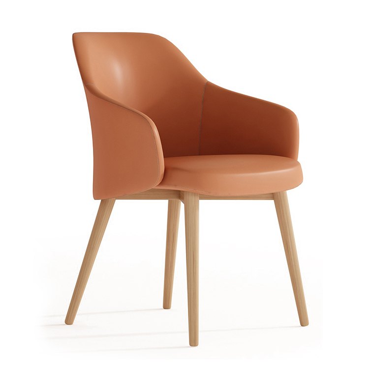 Multipurpose Visitor Guest Hotel Meeting Room Armrest Chair - Image 2