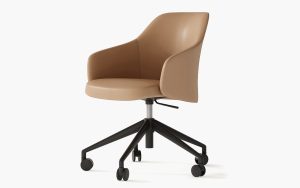 Multipurpose Visitor Guest Hotel Meeting Room Armrest Chair