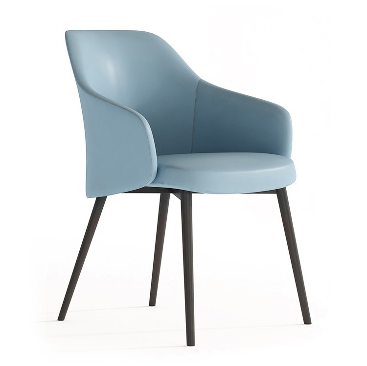 Multipurpose Visitor Guest Hotel Meeting Room Armrest Chair - Image 4