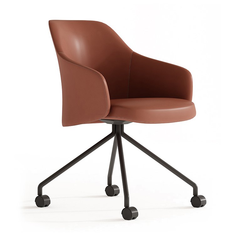 Multipurpose Visitor Guest Hotel Meeting Room Armrest Chair - Image 5