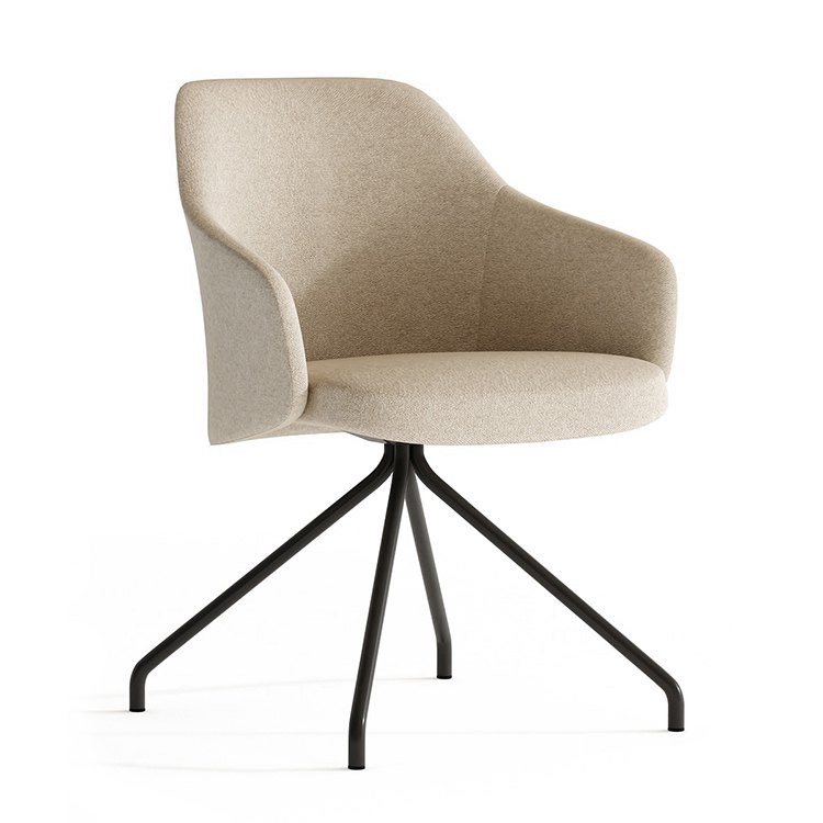 Multipurpose Visitor Guest Hotel Meeting Room Armrest Chair - Image 7