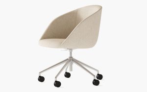 High-quality Injection Molded Foam Office Armchair with 7 Bases