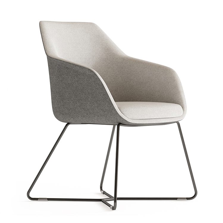 Yunbo Unfolded Armrest Chair Office Lounge - Image 6
