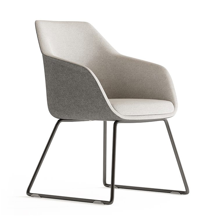 Yunbo Unfolded Armrest Chair Office Lounge - Image 5