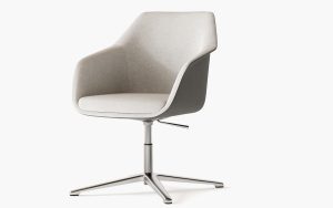 Cold Cured Polyurethane Foam Armchair Office Executive Chair