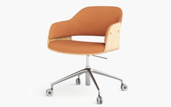 Bent-wood Shell Design Multipurpose Armrest Chair